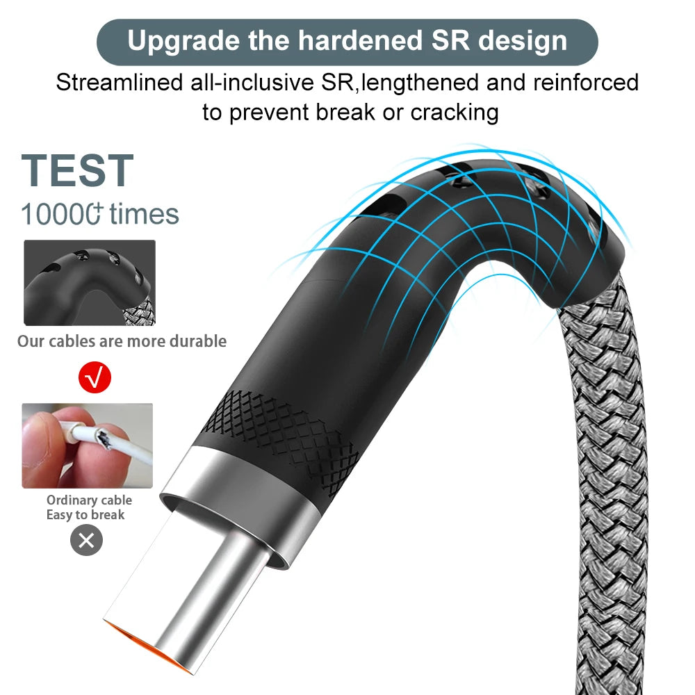USB TYPE C/Micro USB Fast Charge Cable 3m 5m 8m USB C Android Extend Charging Cable for Huawei Samsung Xiaomi OPPO OnePlus Vivo