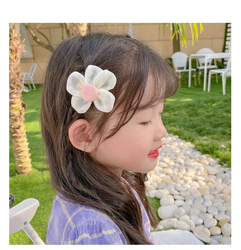 [8-Piece Set] Children's Bow Summer Hairpin Girls Hair Accessories 2022 New Clip Sweet Cute Baby Princess Headwear