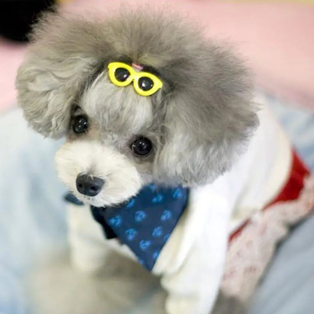 Grooming Accessories Puppy Bows Dog Cat Lovely Hairpins Hair Clips Hair Barrette Sunglasses