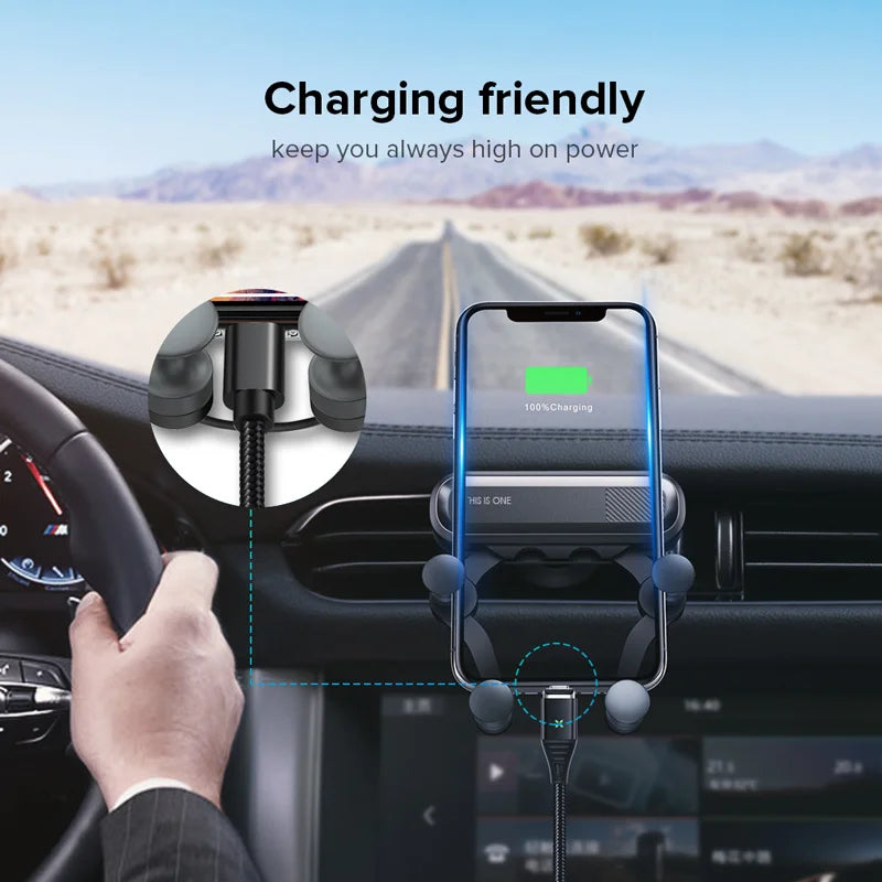For Smart 5 5A 4 POCO C3 Gravity Expansion Car Holder Stand in Car Moto E7 E4 plus Infinix Hot 10 10S Play Mi 12 11 10 9 Pro 5G
