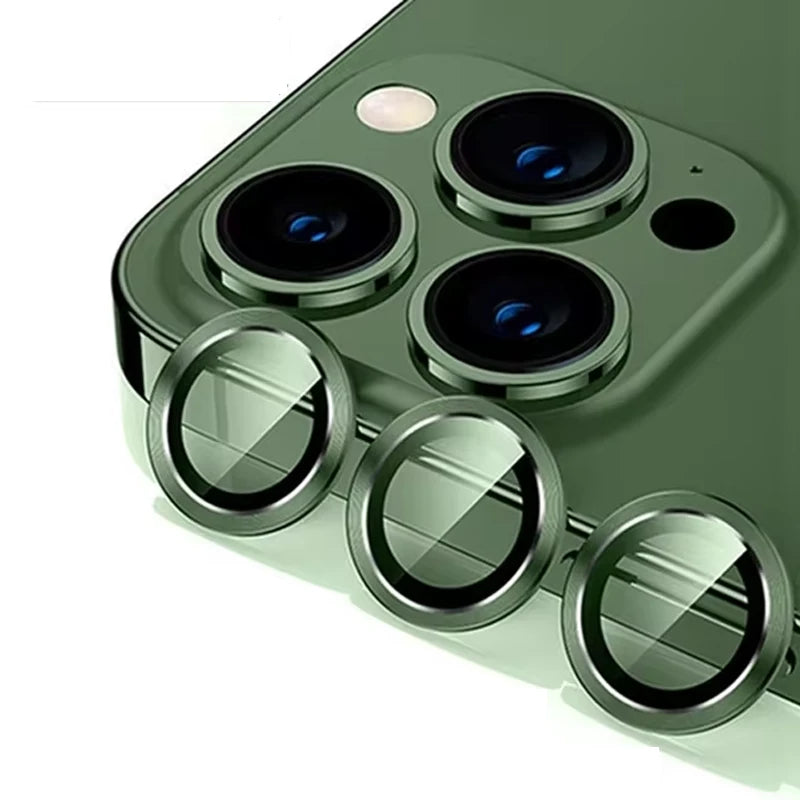 For iPhone 16 Pro Max Plus iPhone16 ProMax 5G Rear 3D Glass Matel Ring Camera Accessories iPhone16ProMax Back HD lens Protector