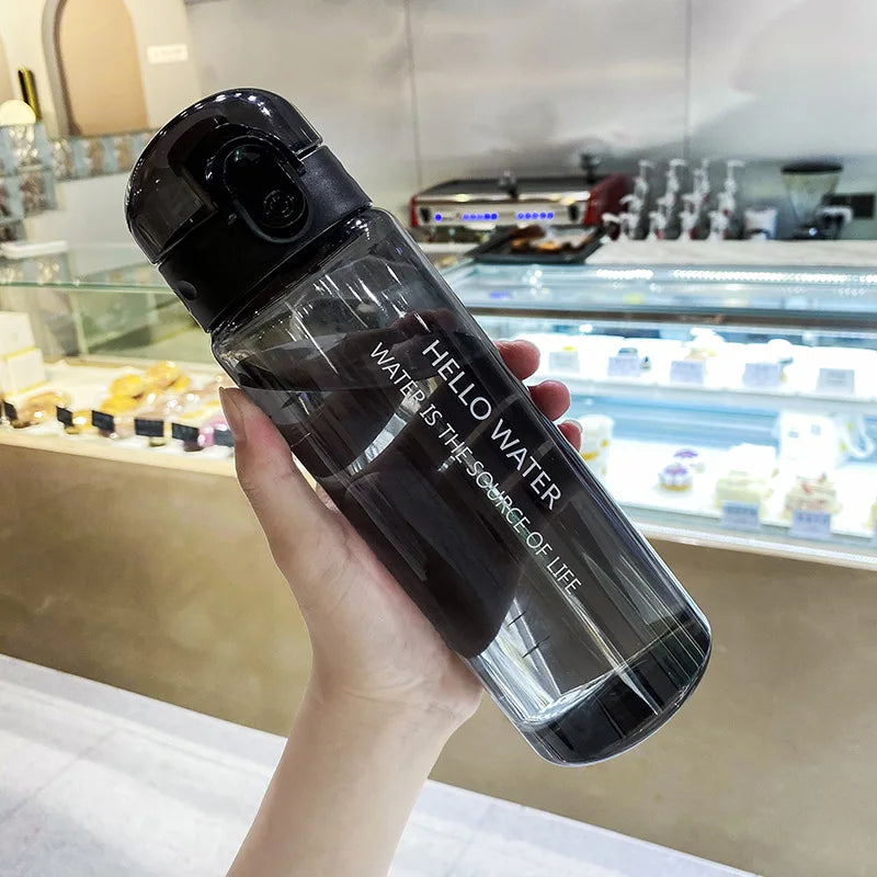 Sports Water Bottle 780ml Portable Gym Travel Clear Leakproof Drinking Bottle