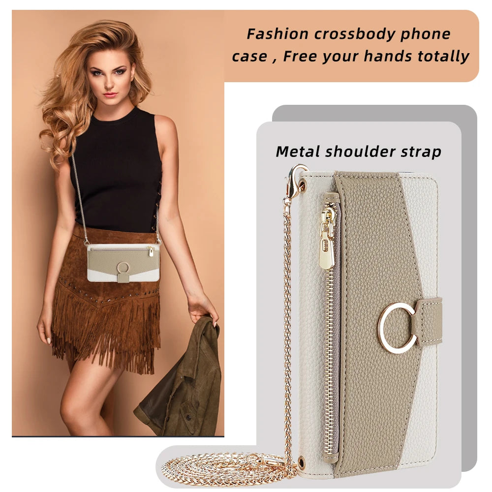 New Fashionable Multi-color Patchwork Flip Leather Phone Case with Lanyard Nokia C12 Pro X10-X20 G21-G11 G10-G20 C20 1.4