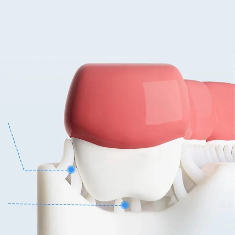 Kids U Shaped Toothbrush Silicone 360 Degree Children's Toothbrush For Teeth Cleaning Oral Care Cute Donut Brushes Teeth Care