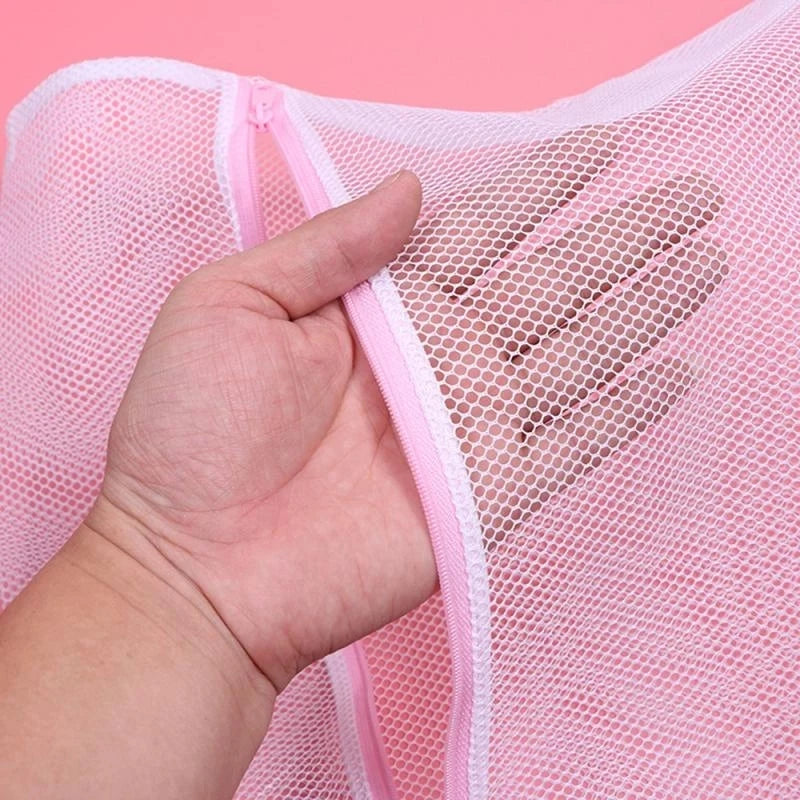 3 Size Zipped Laundry Bags Reusable Washing Machine Clothing Care Washing Bag Mesh Net Bra Socks Lingerie Underwear Laundry Bags