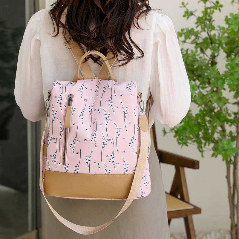 Waterproof Oxford Women Backpack Anti-theft Backpacks Shoulder Bags for Teenager Girls Large Capacity Travel Backpack School Bag