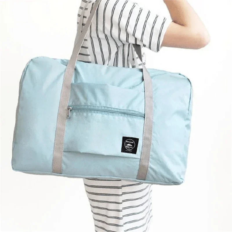 Foldable Travel Bags Large Capacity Clothes Luggage Organizer Waterproof Handbags Women Men Travel Clothes Storage Organizer