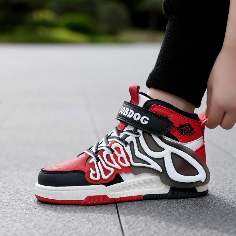 Kids Fashion Sneakers for Boys Girls Mesh Tennis Shoes Breathable Sports Running Shoes Lightweight Children Casual Walking k030