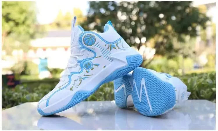 Fashionable High-top Waterproof Leather Basketball Shoes For Men Winter New Arrival Slip-on Motorcycle Boots