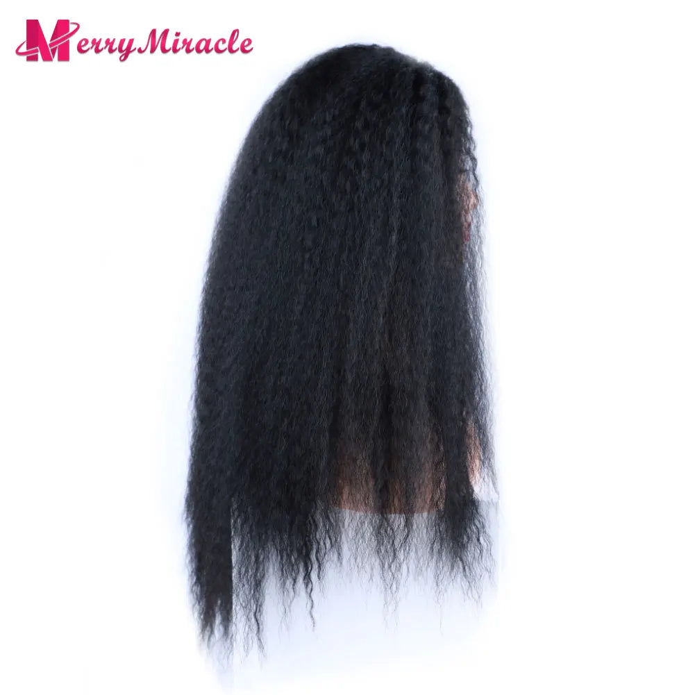 Long Kinky Curly Ombre Color Synthetic Wigs for Black Women Black Blonde Ginger White Hair Afro Kinky Curly Synthetic Hair Wigs