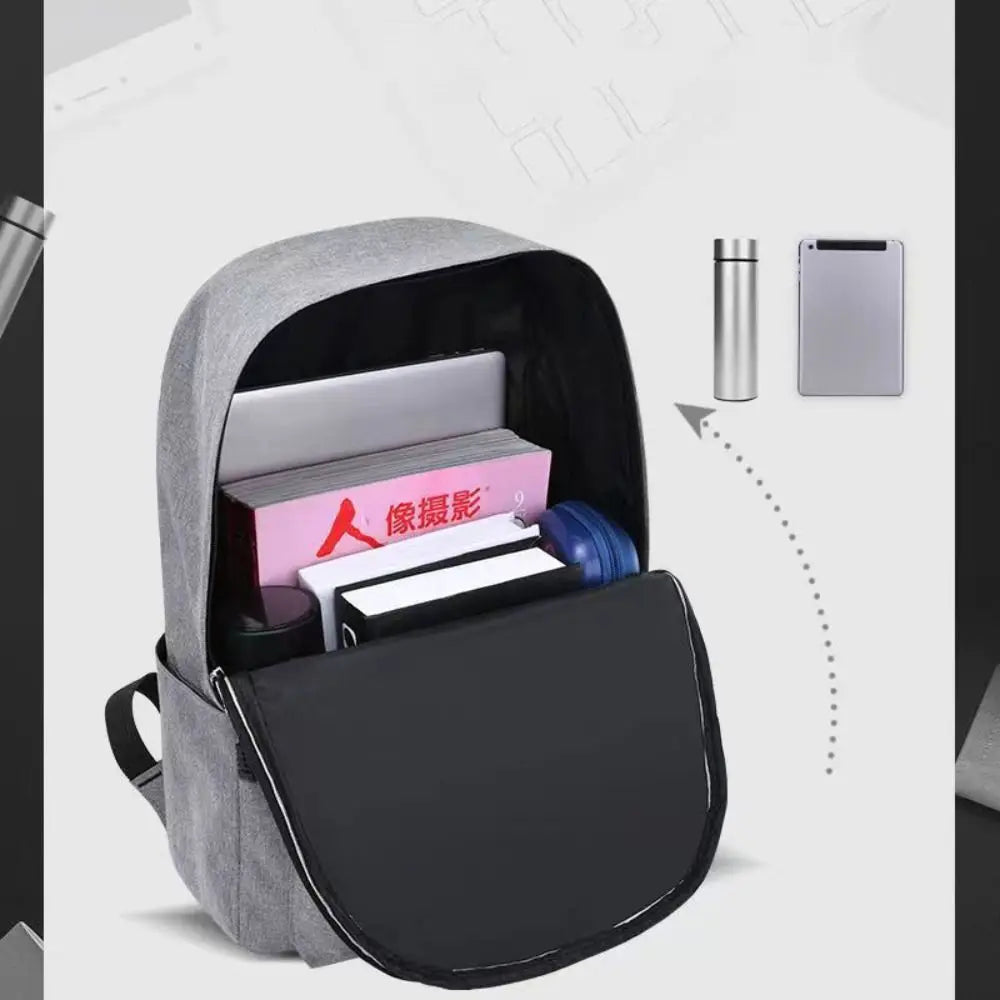 Men's Trendy Men's Minimalist Backpack Versatile Backpack Large Capacity Student Backpack Computer Travel Bag Washable  Backpack