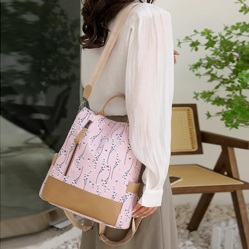 Waterproof Oxford Women Backpack Anti-theft Backpacks Shoulder Bags for Teenager Girls Large Capacity Travel Backpack School Bag