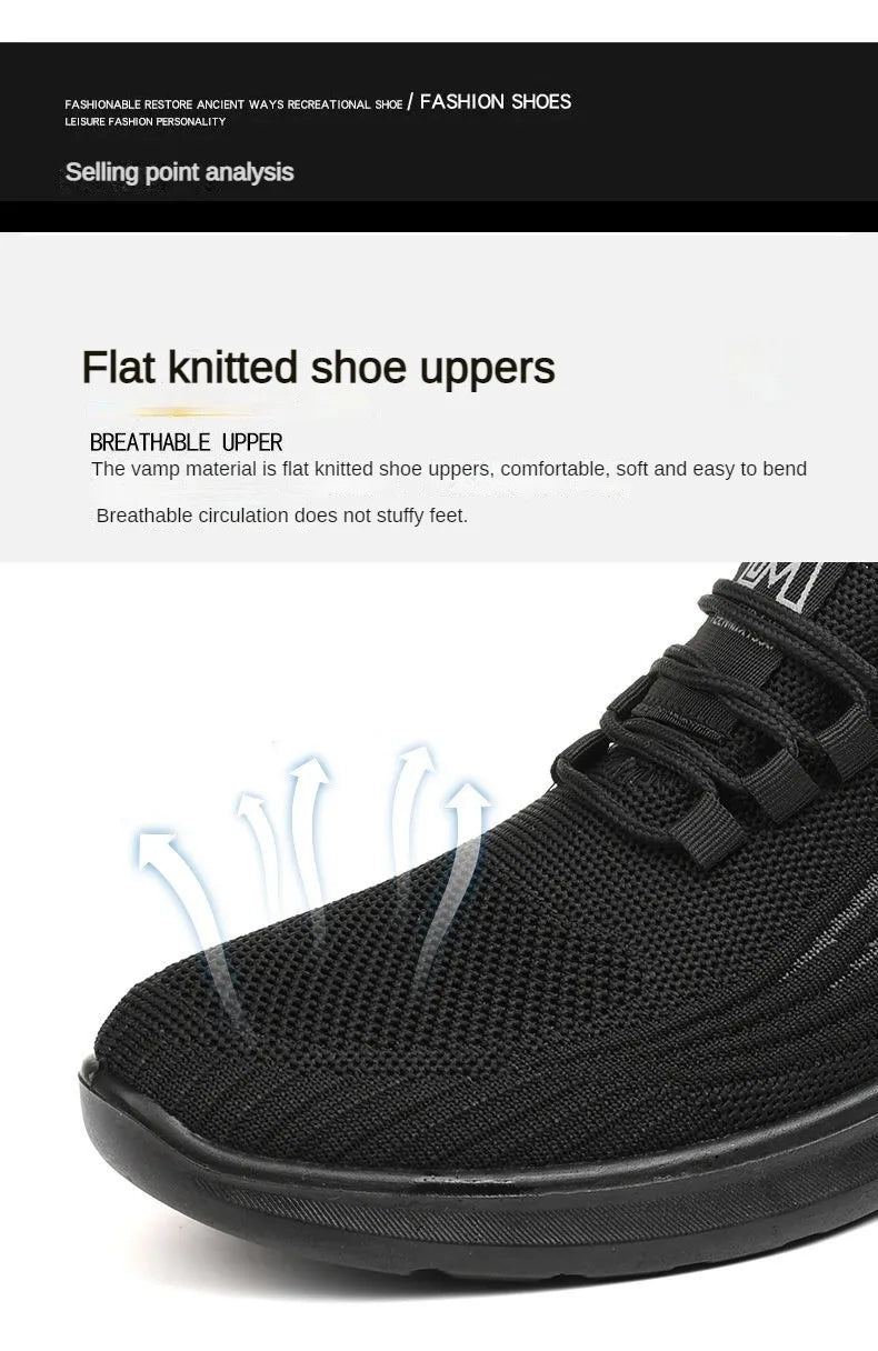 2023 Autumn New Fashion Men Casual Mesh Sports Shoes Men's Comfortable and Lightweight Outdoor Anti slip Men's Shoes Flat Shoes