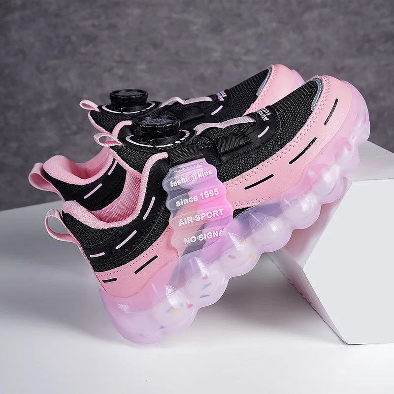 Children Shoes Girls Sneaker Luxury Black Pink Platform Casual Tennis School Kids Sports Shoes Girls Sneaker 4 To 12 Years