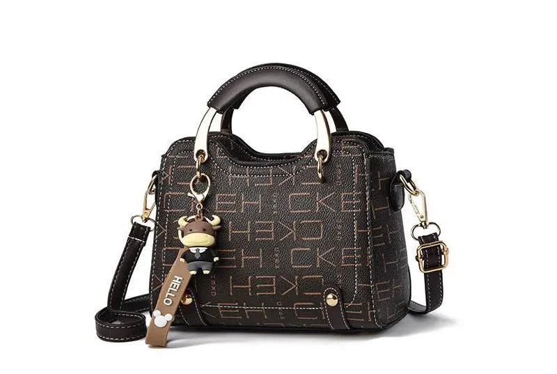 New brand shoulder Bag for 2024 luxury designer handbag women Handbags leather Printed monogram single shoulder straddle bag