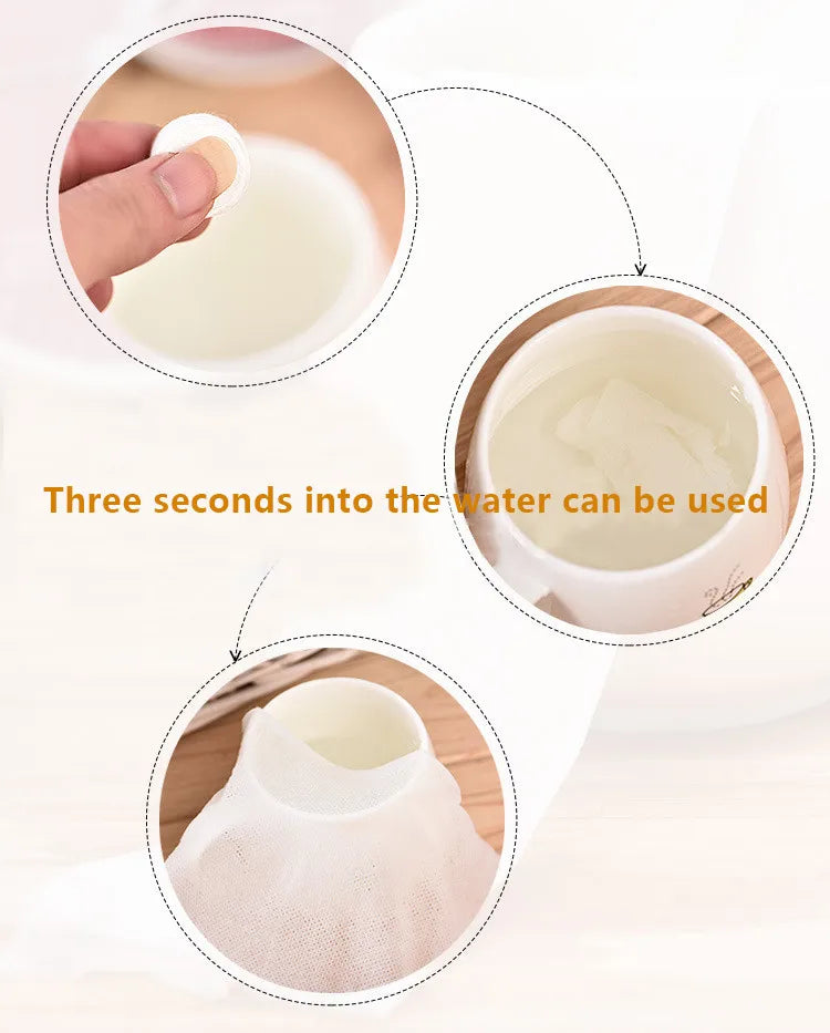50PCS Compressed Towel Disposable Coin Tissue Travel Portable Mini Compressed Towel  For Outdoor Travel BBQ Outdoor Camping