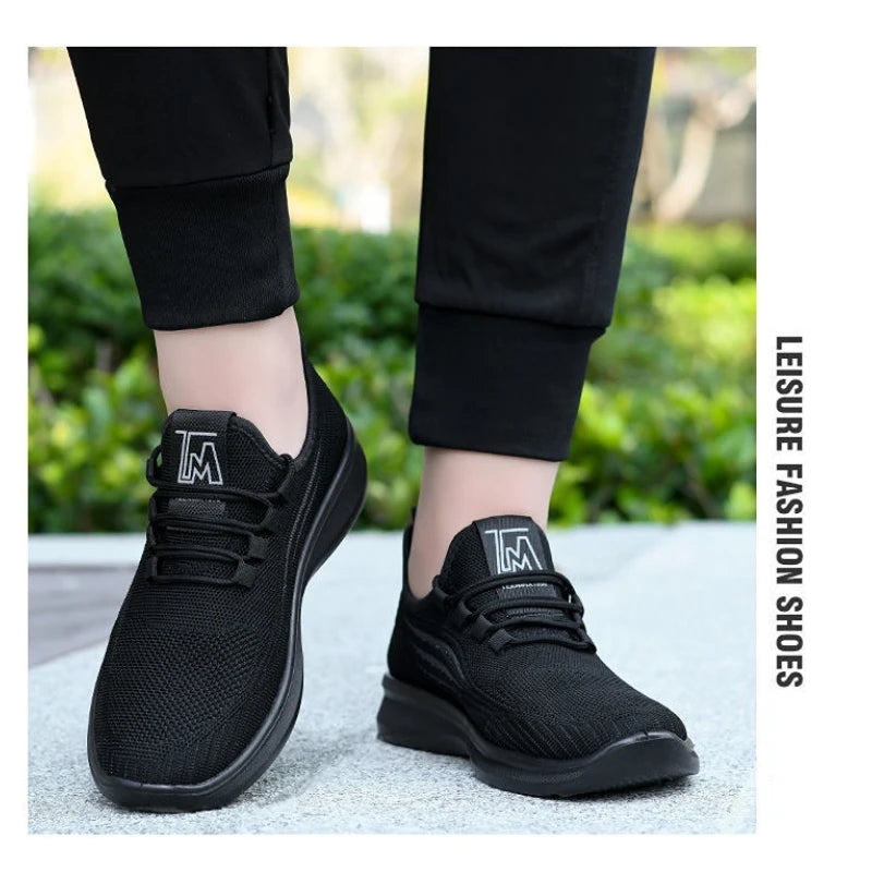 2023 Autumn New Fashion Men Casual Mesh Sports Shoes Men's Comfortable and Lightweight Outdoor Anti slip Men's Shoes Flat Shoes