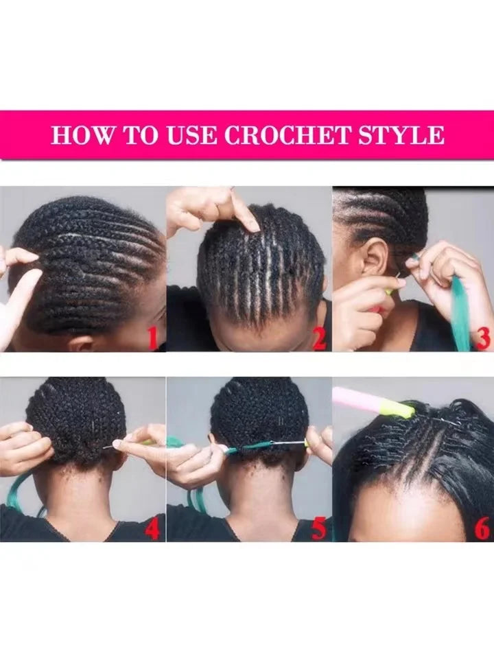 H&STAR Synthetic 18Inch Crochet Hair Ocean Wave Crochet Hair Water Wave  Braiding Hair Extensions Curly Hair for  Women