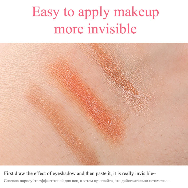 Lace Mesh Olive-shaped Eyelid Paste-shaped Invisible Double Fold Eyelid Shadow Tape Sticker Beauty Makeup Eyelid Tool 180-480Pcs