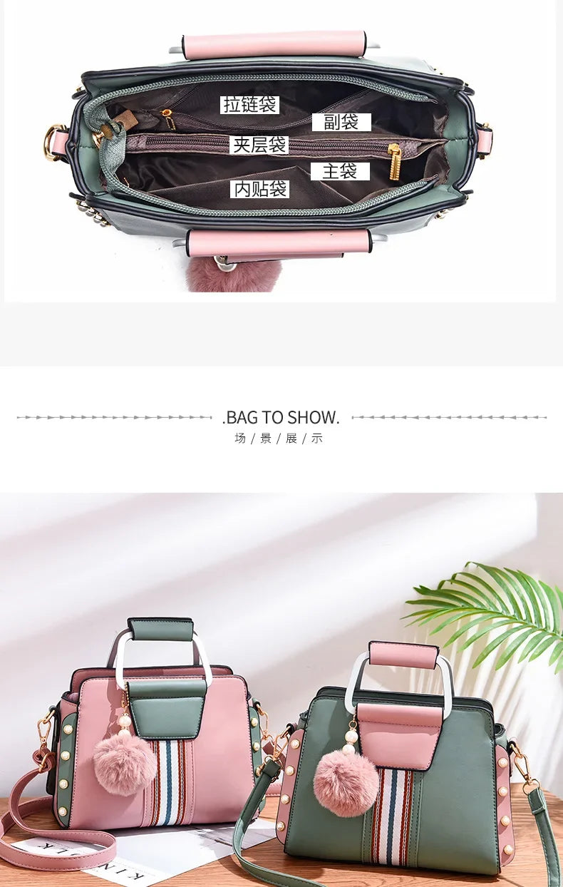 New Women  Bag for 2024 shoulder luxury designer handbag women Handbags Fashion all-in-one bag advanced texture simple bag