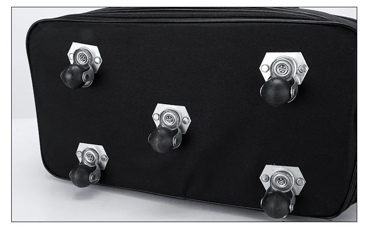 Foldable Luggage Bag  Airline Checked Bag Oxford Large Capacity Travel Universal Wheel Moving Storage Bag Rolling Packing Cubes