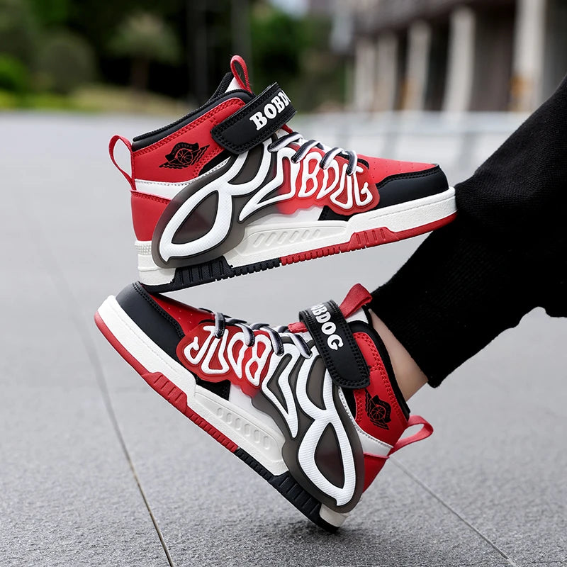 Kids Fashion Sneakers for Boys Girls Mesh Tennis Shoes Breathable Sports Running Shoes Lightweight Children Casual Walking k030