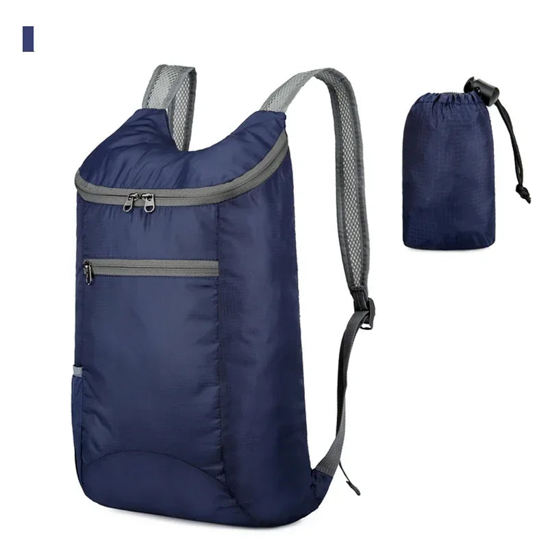 Outdoor Waterproof Bag Foldable Backpack for Women Men Camping Hiking Traveling Daypack Sport Bag Large Capacity Softback Bags