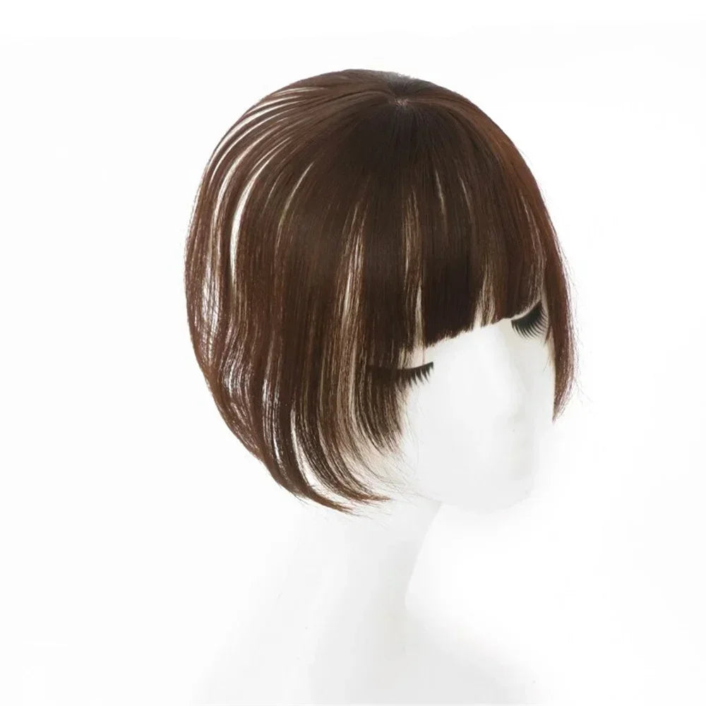3D Air Bangs Wig Female French Bangs Natural Invisible Patch Internet Celebrity Face Shaping Fake Bangs Hair Piece