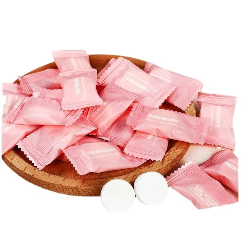 30/50/100pcs Disposable Face Towel Non-woven Compressed Magic Disposable Towel Tablet Cloth Wipes Tissue Mask Makeup Cleaning