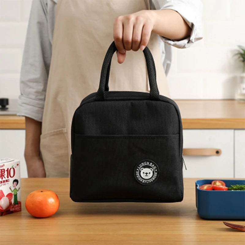Portable Cooler Bag Ice Pack Lunch Box Insulation Package Insulated Thermal Food Picnic Bags Pouch For Women Kids Children Bag