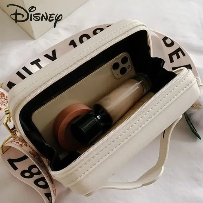 Disney New Women's Bag Luxury High Quality Women's Crossbody Shoulder Bag Cartoon Fashion Multifunctional Storage Shopping Bag