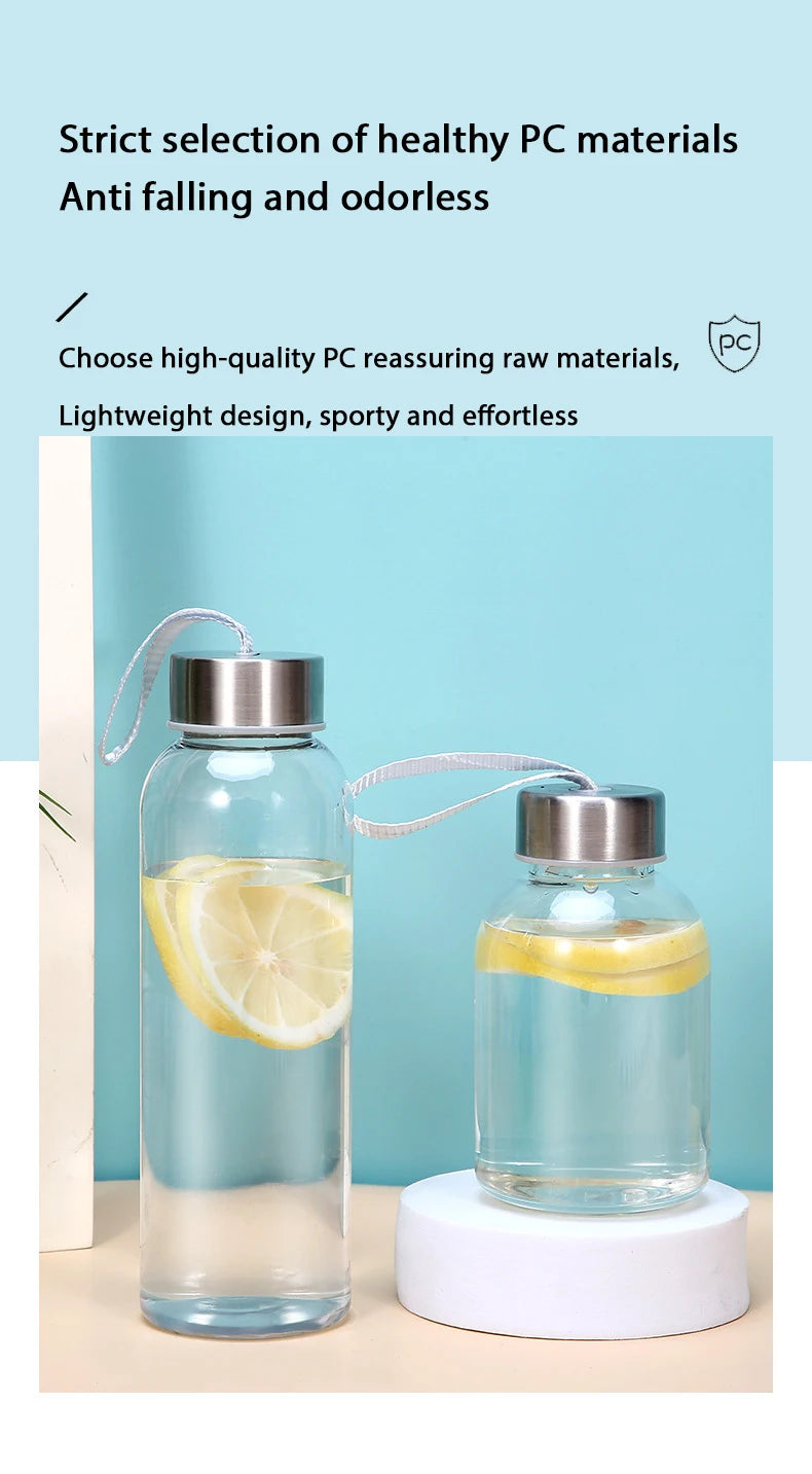 Sports Water Bottles Portable 550ML Personalized Outdoor Safety Plastic Drinking Cup Business Use Birth Gift