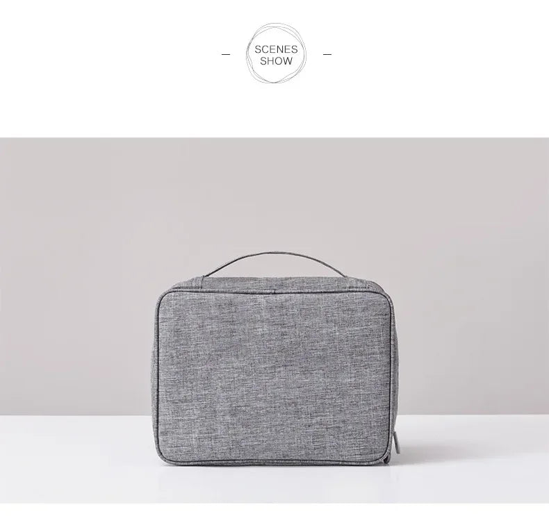 Large Cable Storage Bag Travel Electronics Accessories Organizer Tablet Hard Disk Portable Bag Waterproof Cable Organizer