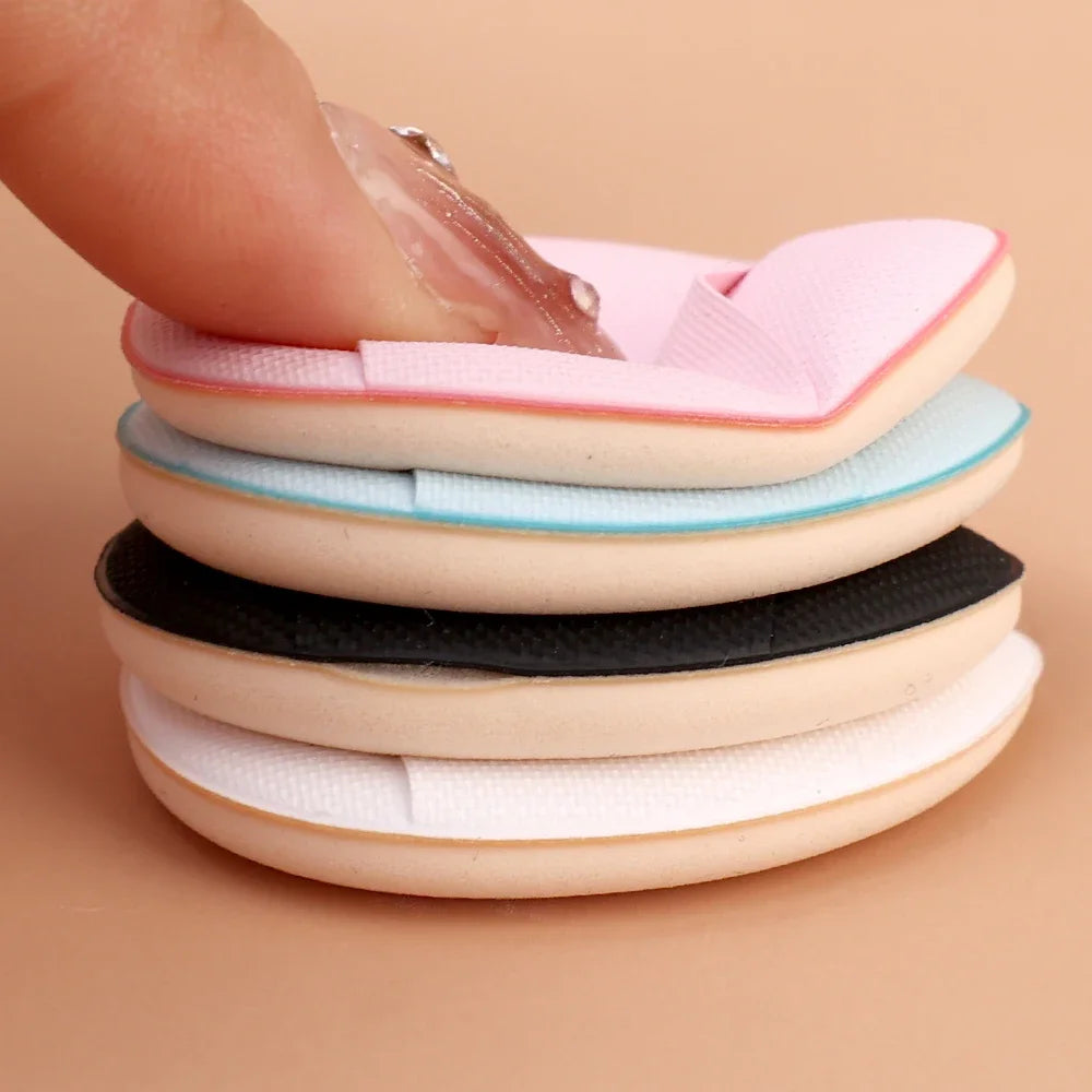 Finger Thumb Makeup Puff Soft Mini Air Cushion Concealer Cosmetic Puff Liquid Foundation Blush Powder Sponge Beauty Tools 50PCS