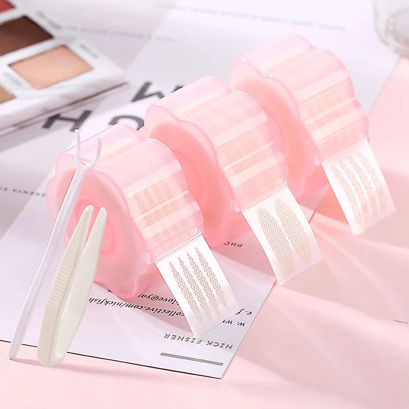 Double Eyelid Sticker Eyelid Tape Eye Lift Clear Beige Color Fold Eyelid Stripe Natural Invisible Big Eyes Makeup Beauty Tools
