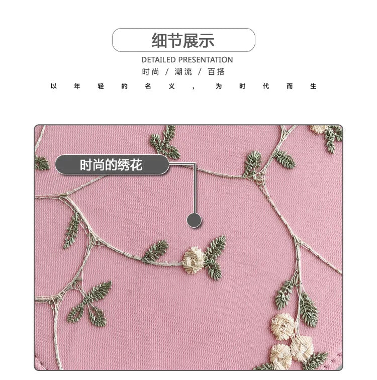 Female Sweet Lace Heart Round Handbags High Quality PU Leather Cross Body Bags for Women Small Fresh Flower Chain Shoulder Bags