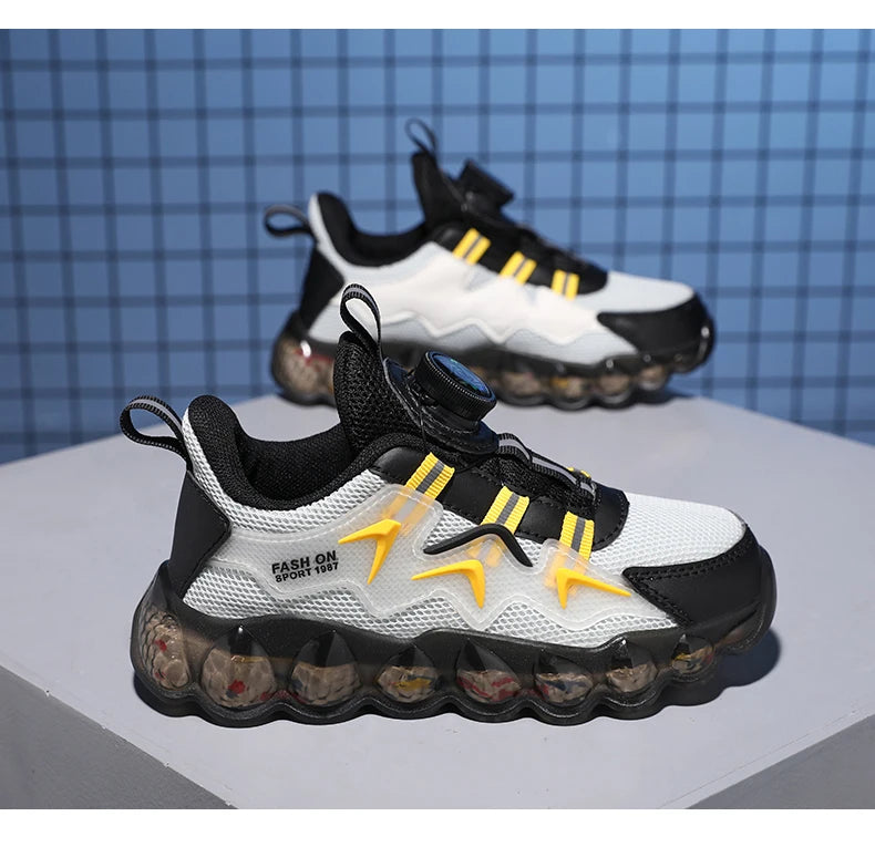 Children's Fashion Sports Shoes Boys' Running Leisure Shoes Mesh Comforthable Outdoor Kids Casual Tennis Light Sneakers Shoes
