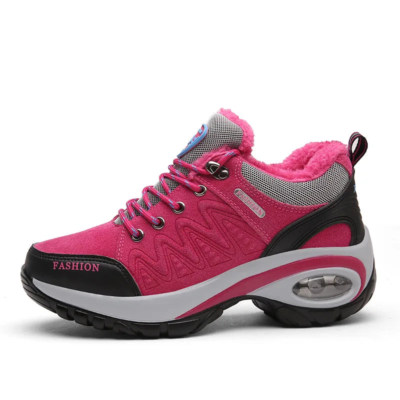 Brand Luxury Womens Sneakers Casual Breathable Tennis Shoes for Women Fashion Lace Up Platform Trainers Women's Hiking Shoes