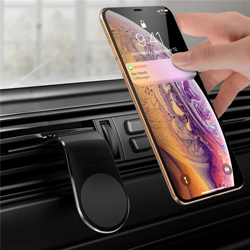 Magnetic Car Phone Holder Stand Air Vent Magnet Mount GPS Mobile Phone Car Bracket Phone Holder in Car for IPhone Huawei Samsung