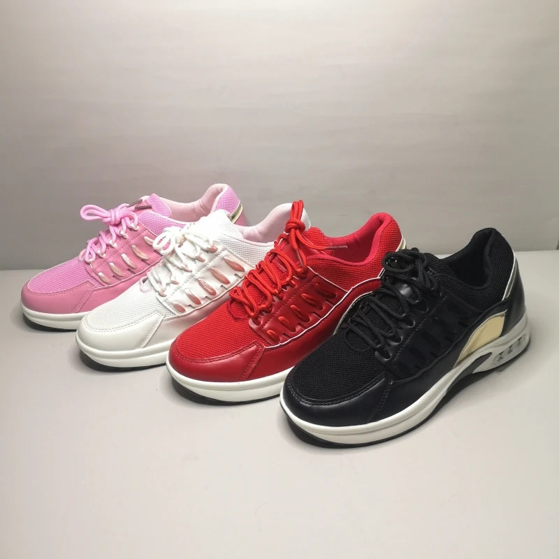 Fashion Women Sneakers 2024 Platform Casual Shoes For Women Tennis Shoes Pluis Size Sport Shoes Running Shoes Mesh Breathable 42