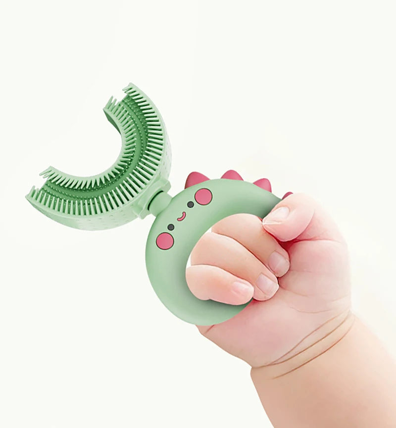 U Shaped Tooth Brush Kids Toothbrush 360 Degrees Child Silicone Children's Brush Dental Care For Teeth Cleaning Oral Hygiene