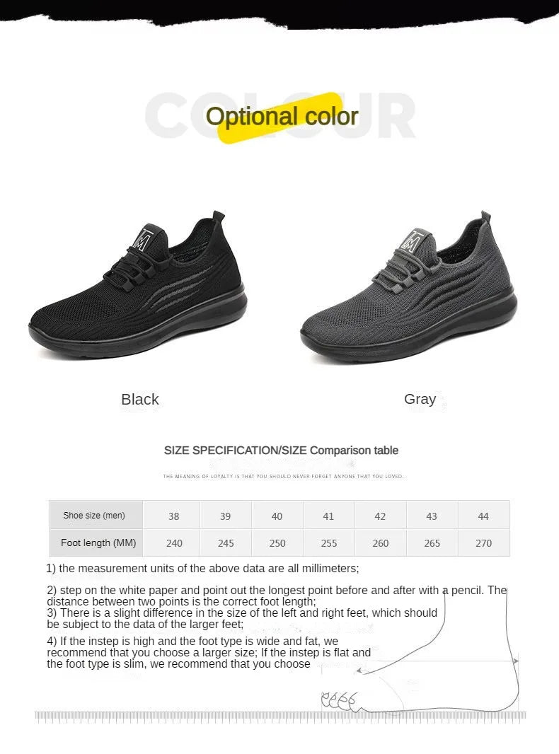 2023 Autumn New Fashion Men Casual Mesh Sports Shoes Men's Comfortable and Lightweight Outdoor Anti slip Men's Shoes Flat Shoes