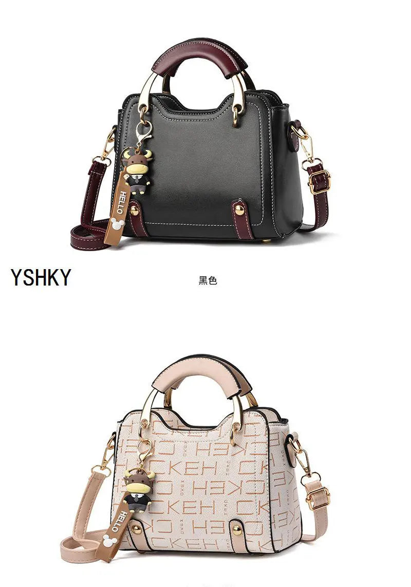 New brand shoulder Bag for 2024 luxury designer handbag women Handbags leather Printed monogram single shoulder straddle bag