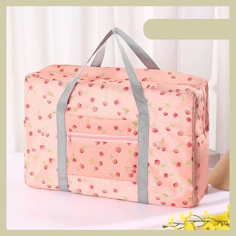 Foldable Travel Bags Large Capacity Clothes Luggage Organizer Waterproof Handbags Women Men Travel Clothes Storage Organizer