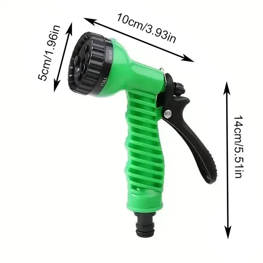 25FT-200FT Garden Hose Expandable Magic Water Pipes Home Garden Daily Watering Tools High-Pressure Car Wash Cleaning Water Gun