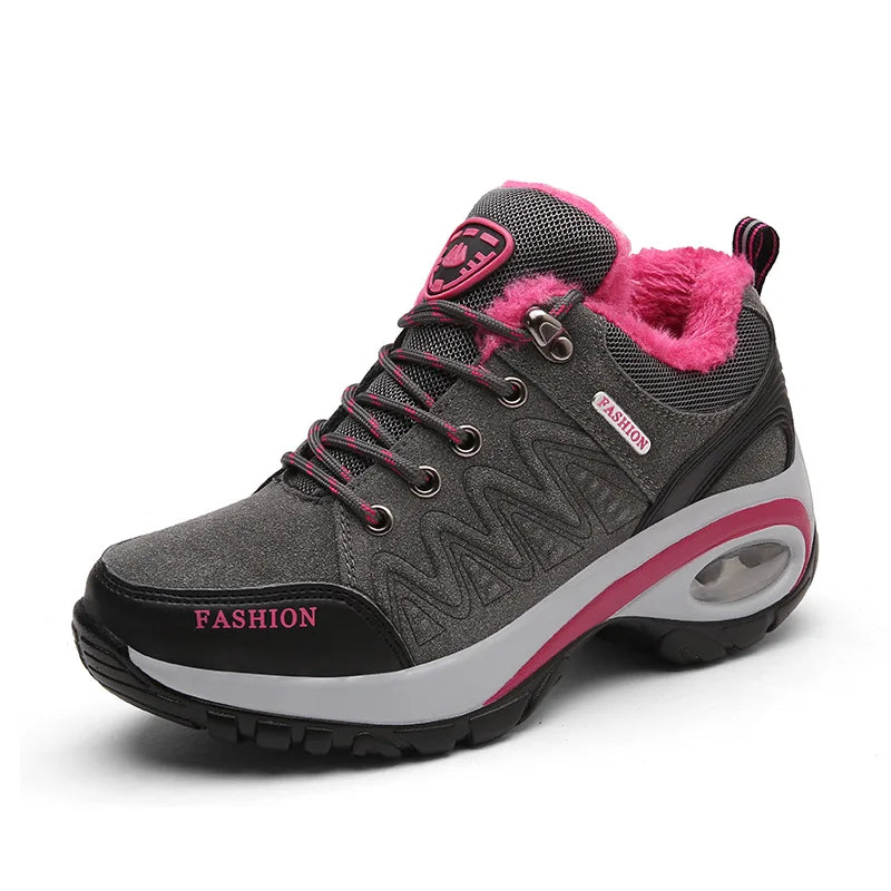 Brand Luxury Womens Sneakers Casual Breathable Tennis Shoes for Women Fashion Lace Up Platform Trainers Women's Hiking Shoes