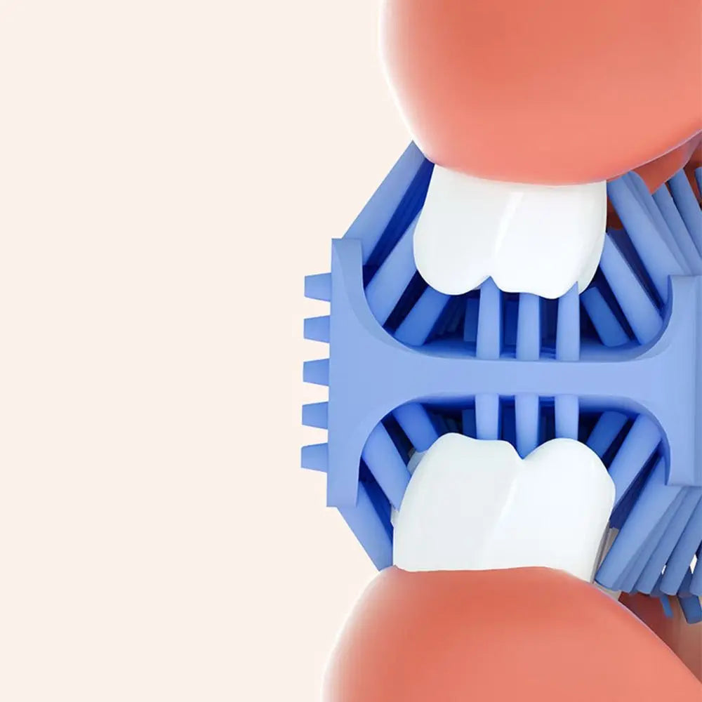 Cute Cartoon U-shaped Tooth Brush U-shaped Soft Silicone Toothbrush Lightweight Portable Oral Teeth Cleaning Manual