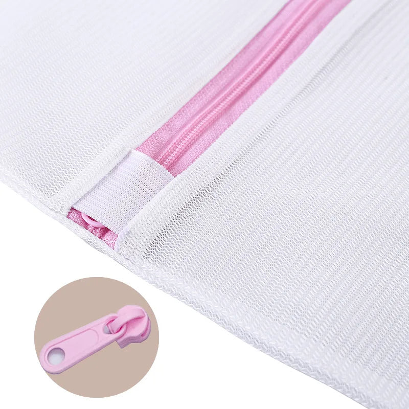 3 Size Zipped Laundry Bags Reusable Washing Machine Clothing Care Washing Bag Mesh Net Bra Socks Lingerie Underwear Laundry Bags