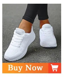 Fashion 2024 New Sneakers For Women Breathable Outdoor Plus Size Women Sneakers Mesh Fabric Lace Up Female Footwear Shoes Women