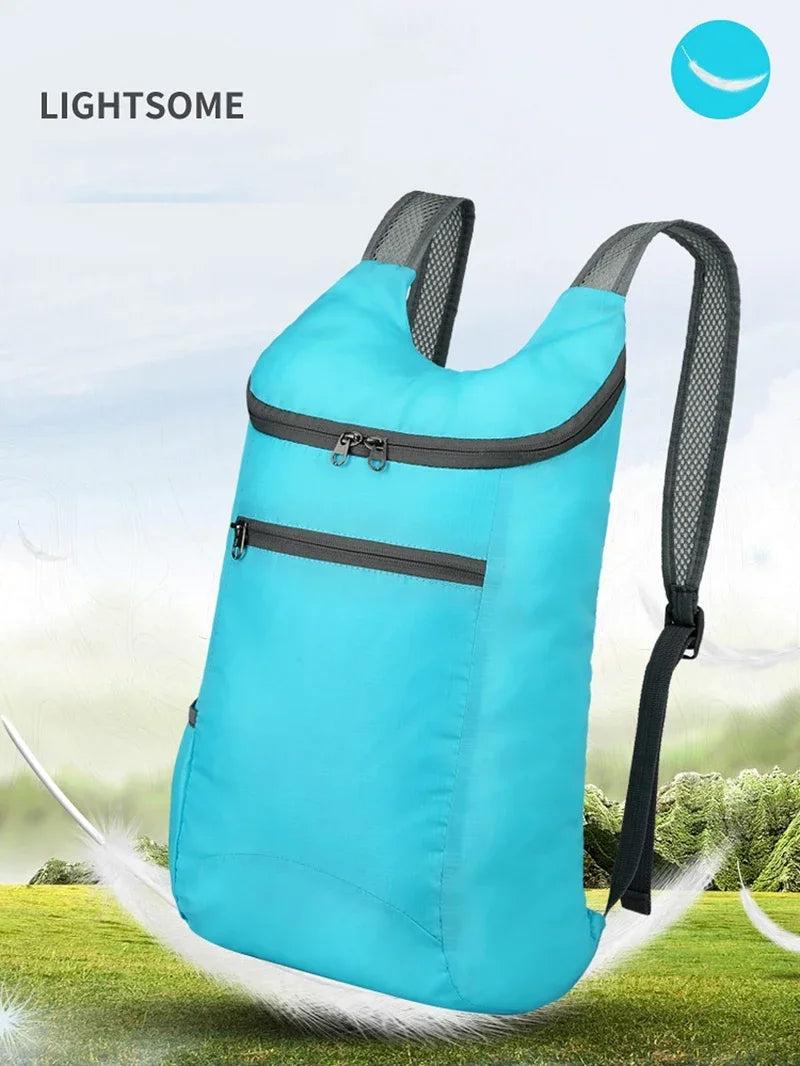 Outdoor Waterproof Bag Foldable Backpack for Women Men Camping Hiking Traveling Daypack Sport Bag Large Capacity Softback Bags